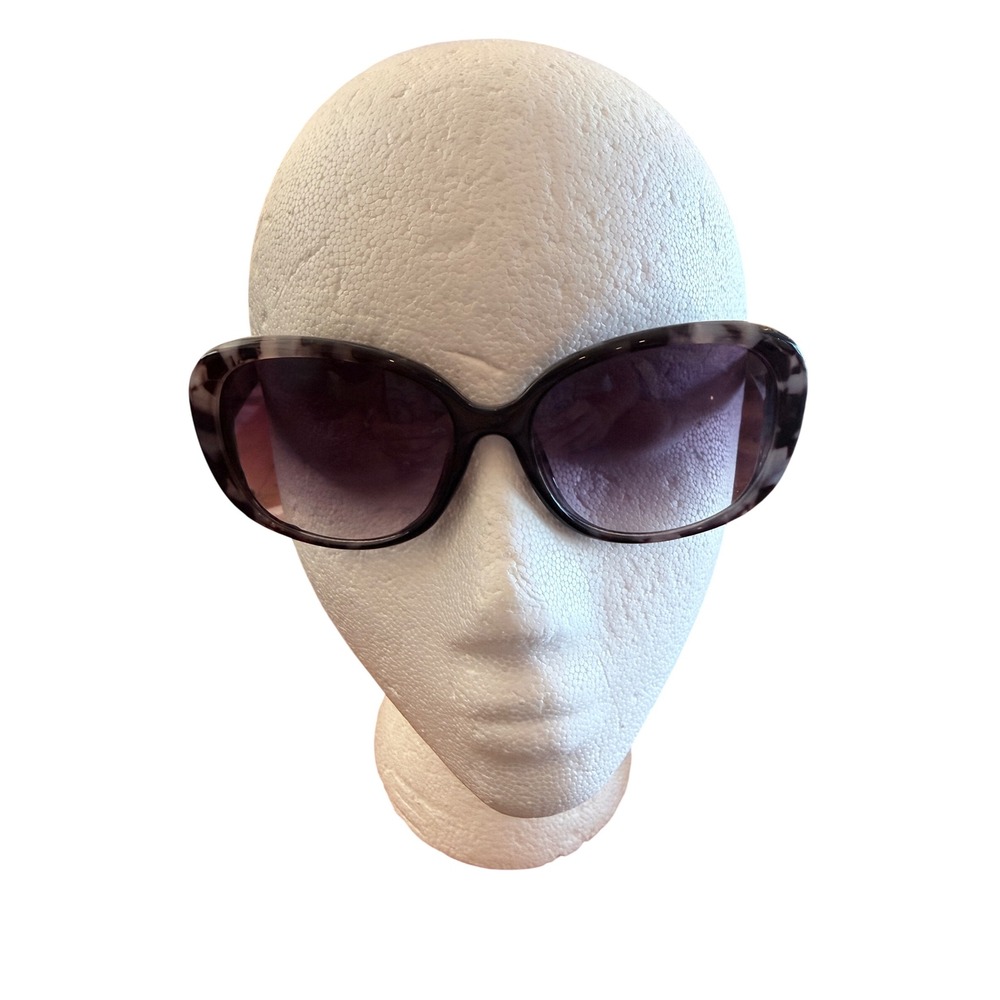 Jones New York Womens Oversized Oval Sunglasses Purple Marbled